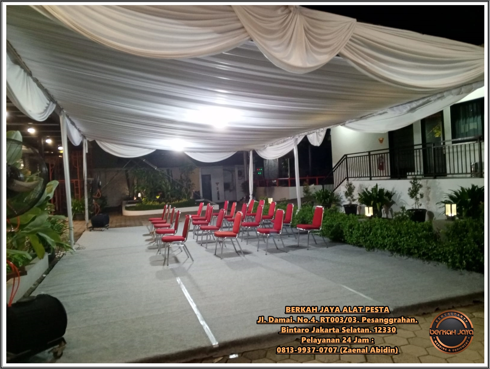 Sewa Tenda Konvensional Model Dekorasi Serut Cikampek Harga Terbaru