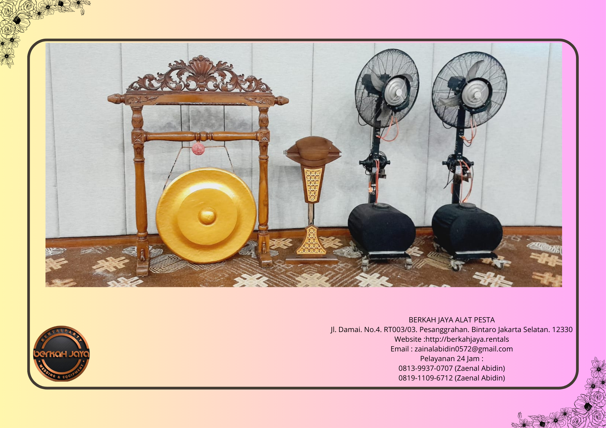 Sewa Gong Peresmian Tiang Ukir Di Area Jakarta Selatan