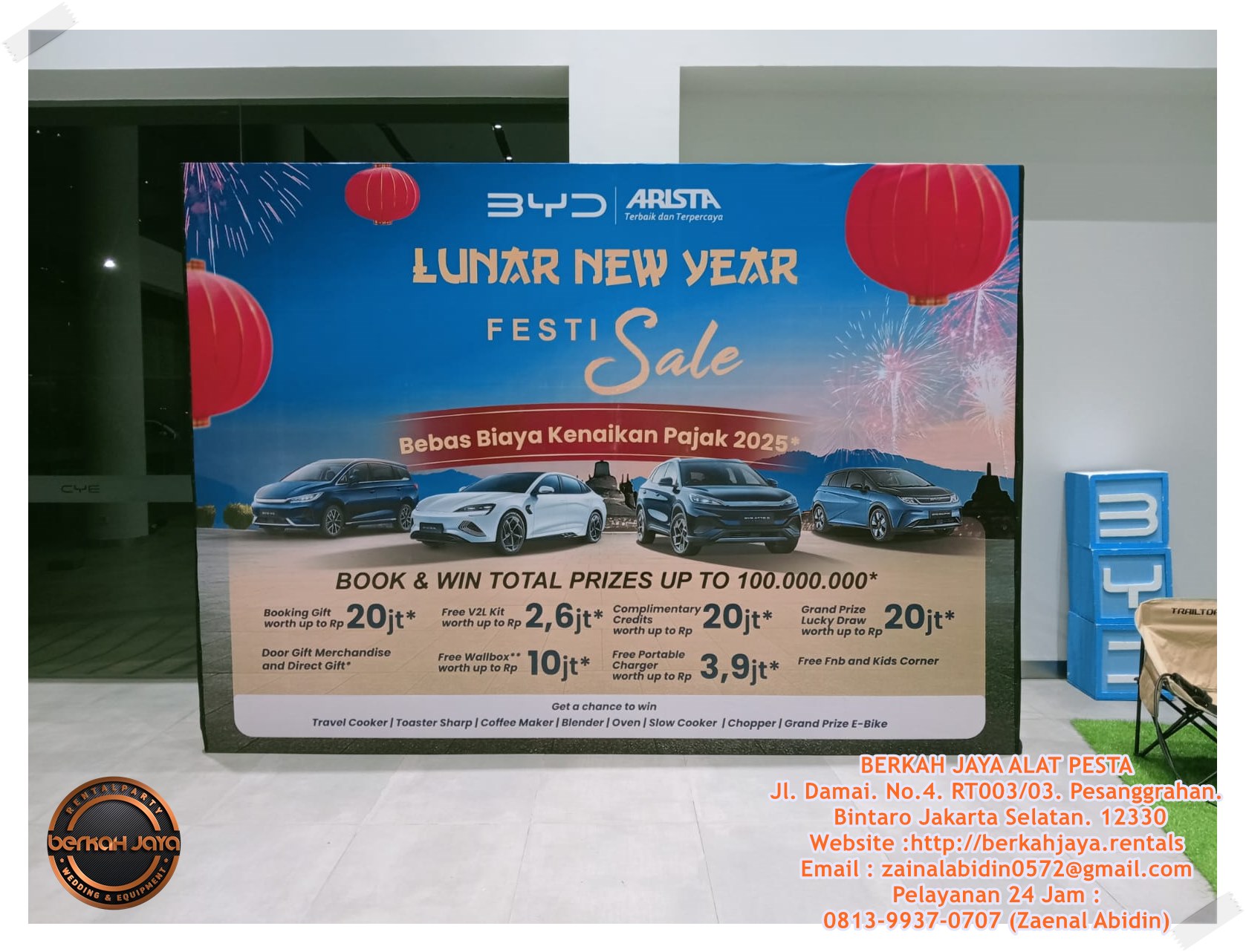 Jasa Sewa Backdrop Ukuran S M L Di Area Jakarta Selatan