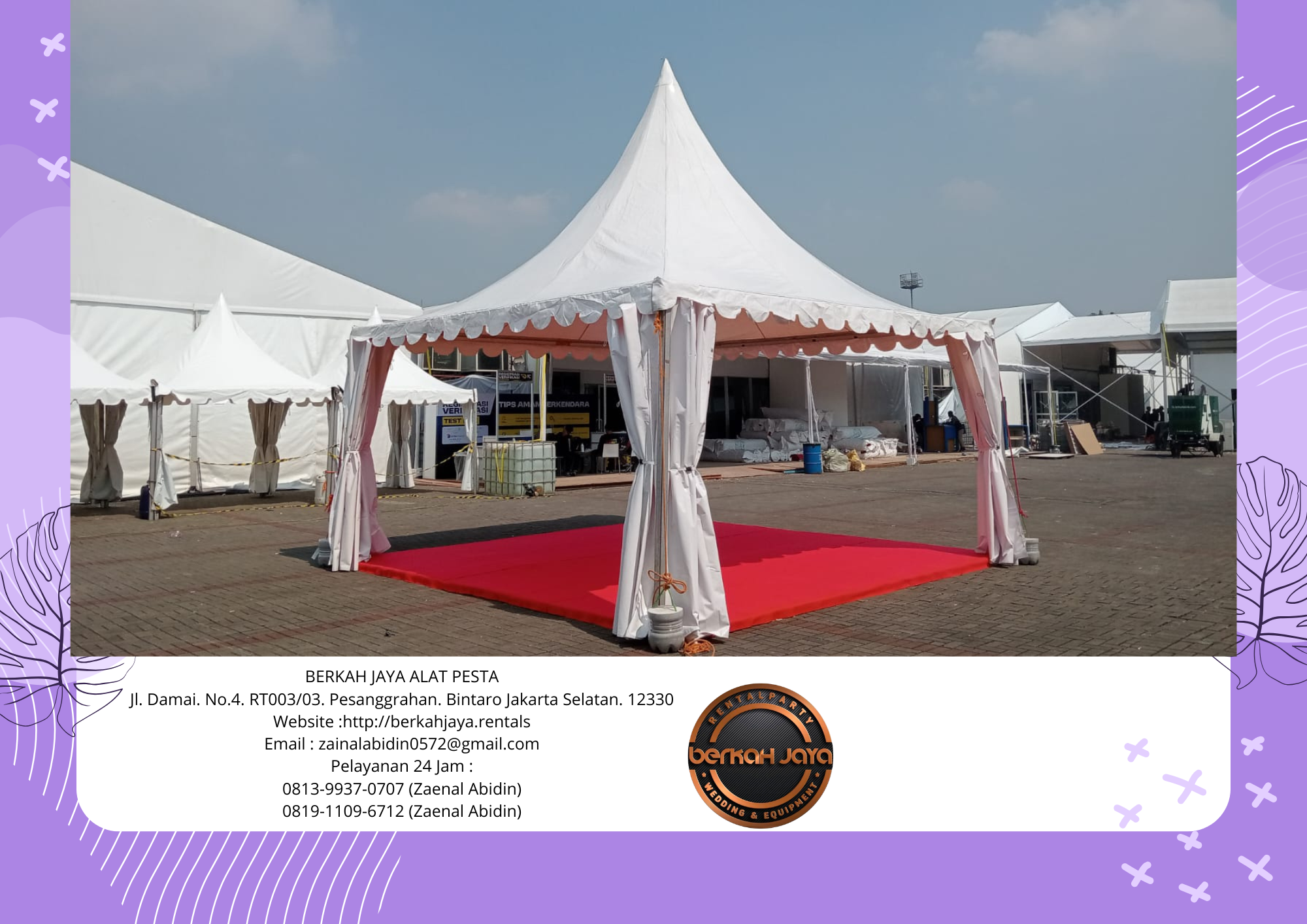 Rental  Tenda Dan Flooring Di Jakarta Selatan Model Terbaru