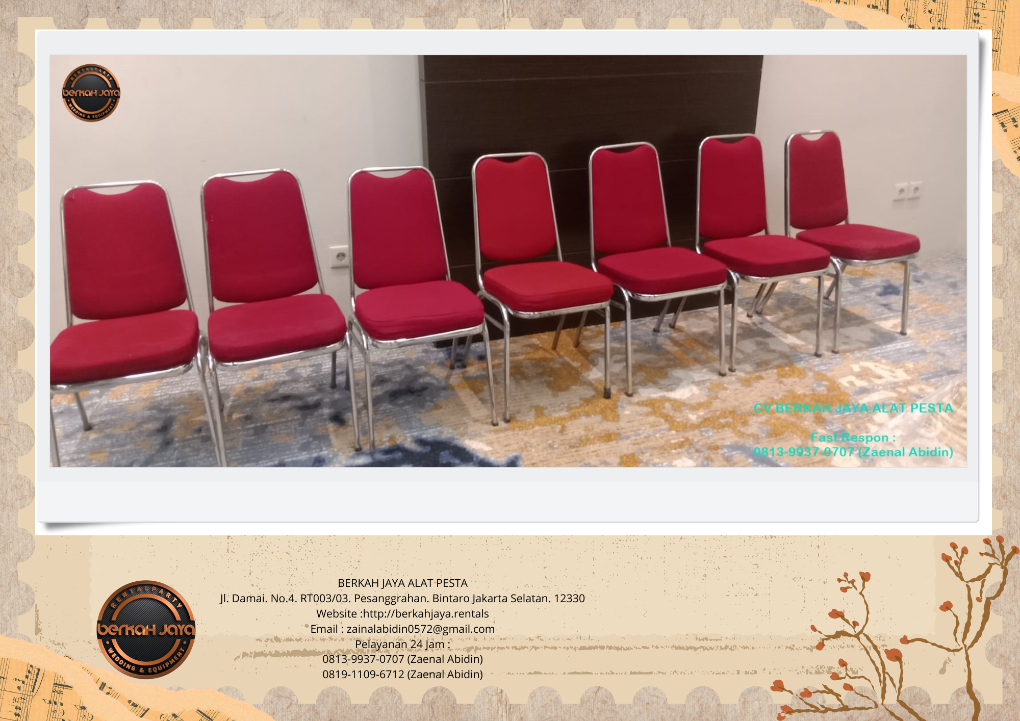 Sewa Kursi Susun Stainless Event Universitas Tarumanegara Cilandak