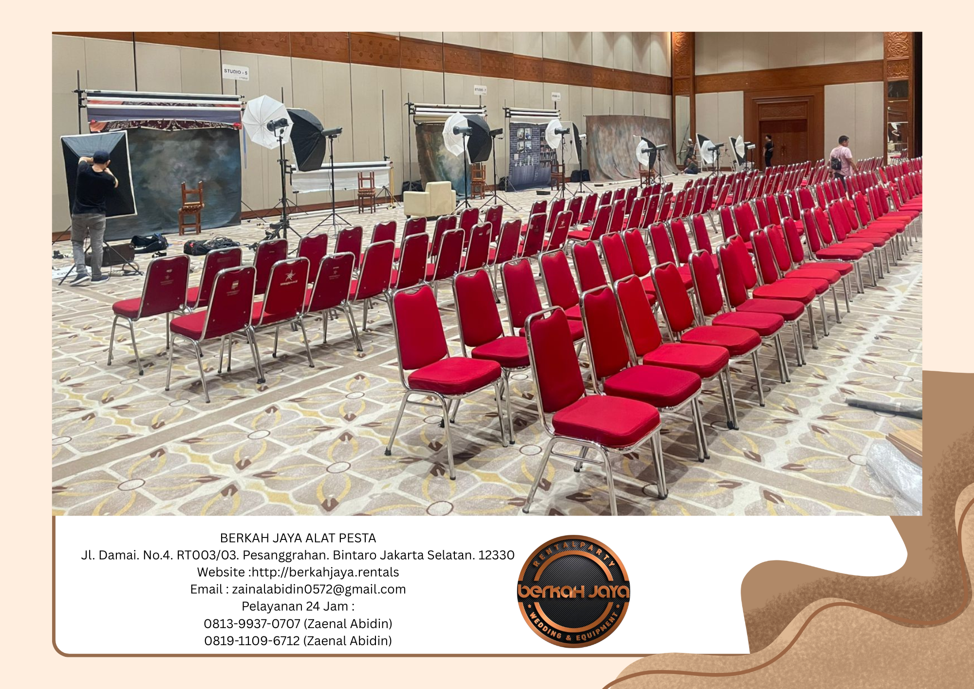 Sewa Kursi Susun Type Stainless Futura Jakarta