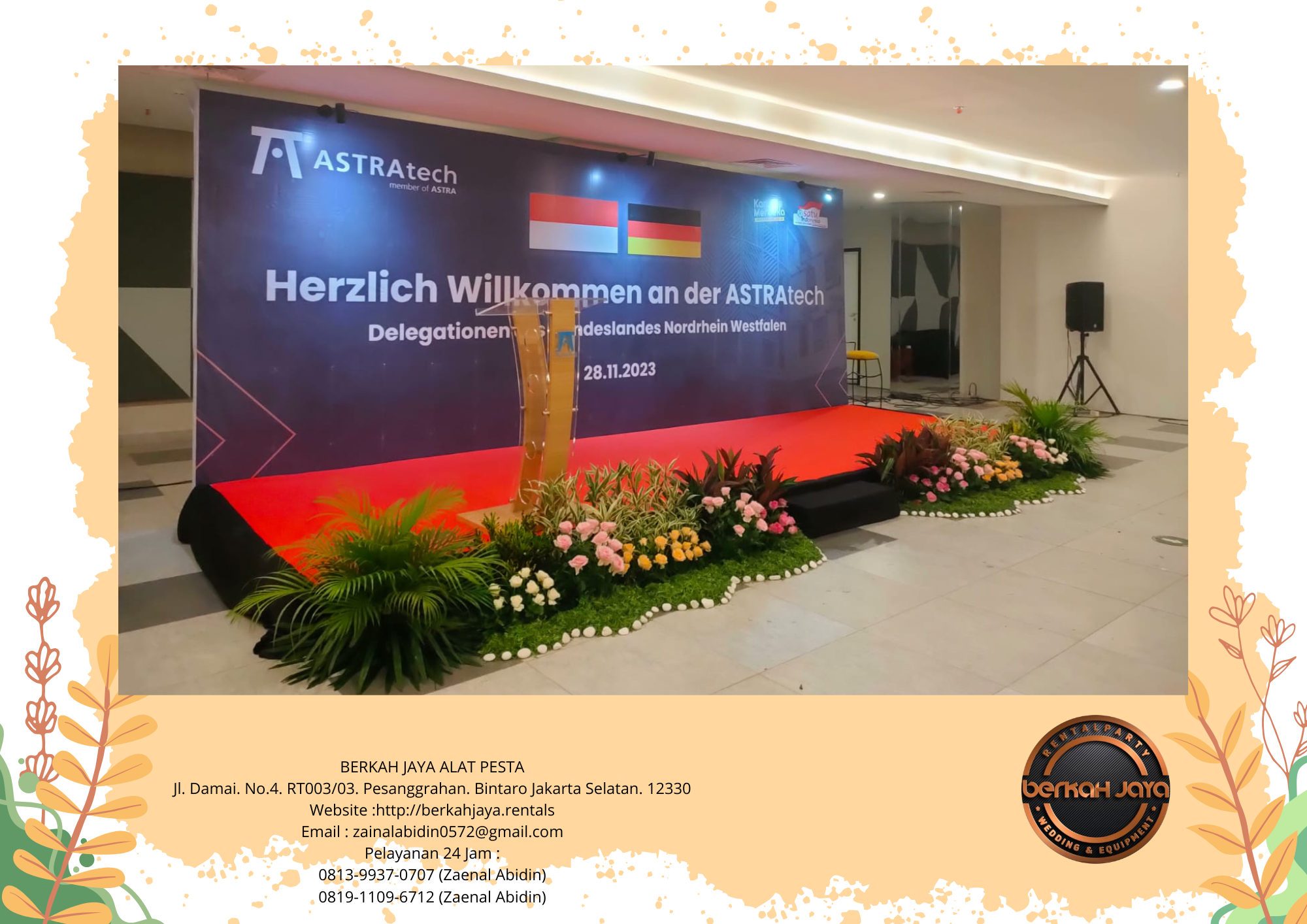 Rental Panggung Dan Dekorasi Mini Garden Daerah Gambir Jakarta