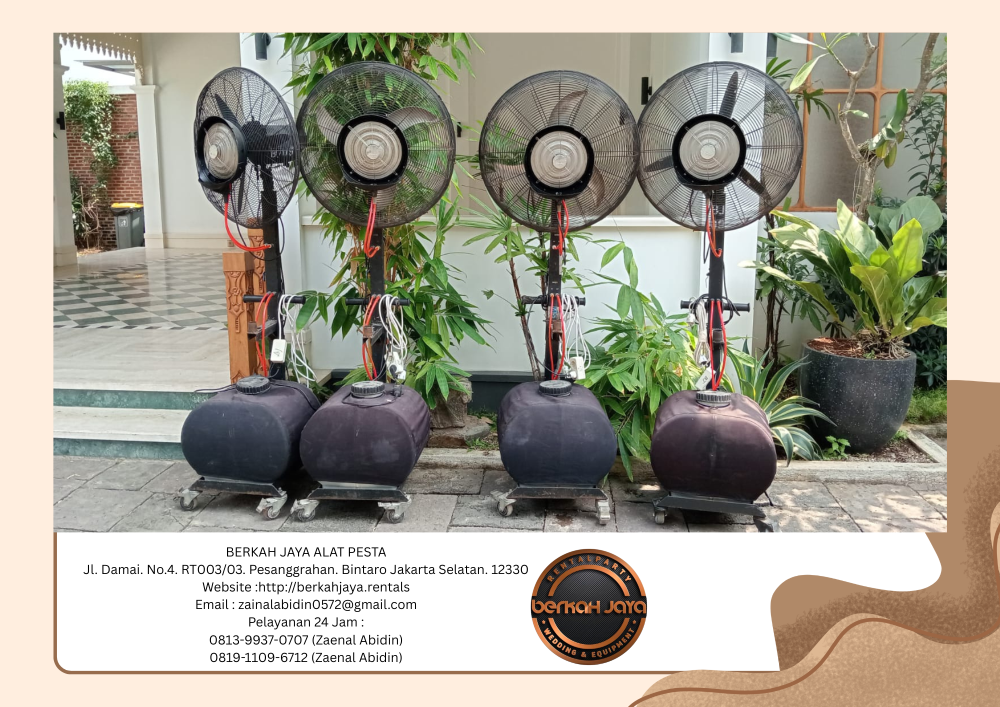 Pusat Sewa Misty Fan Cool Jababeka Cikarang