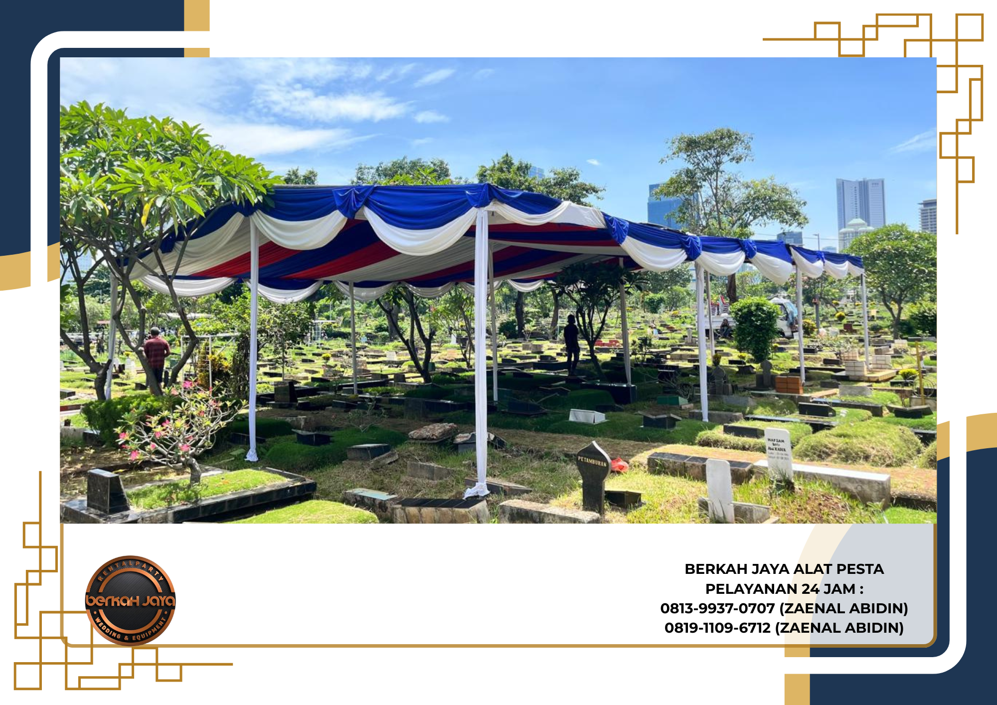 Rental Tenda Duka Pemakaman Area Jakarta Selatan
