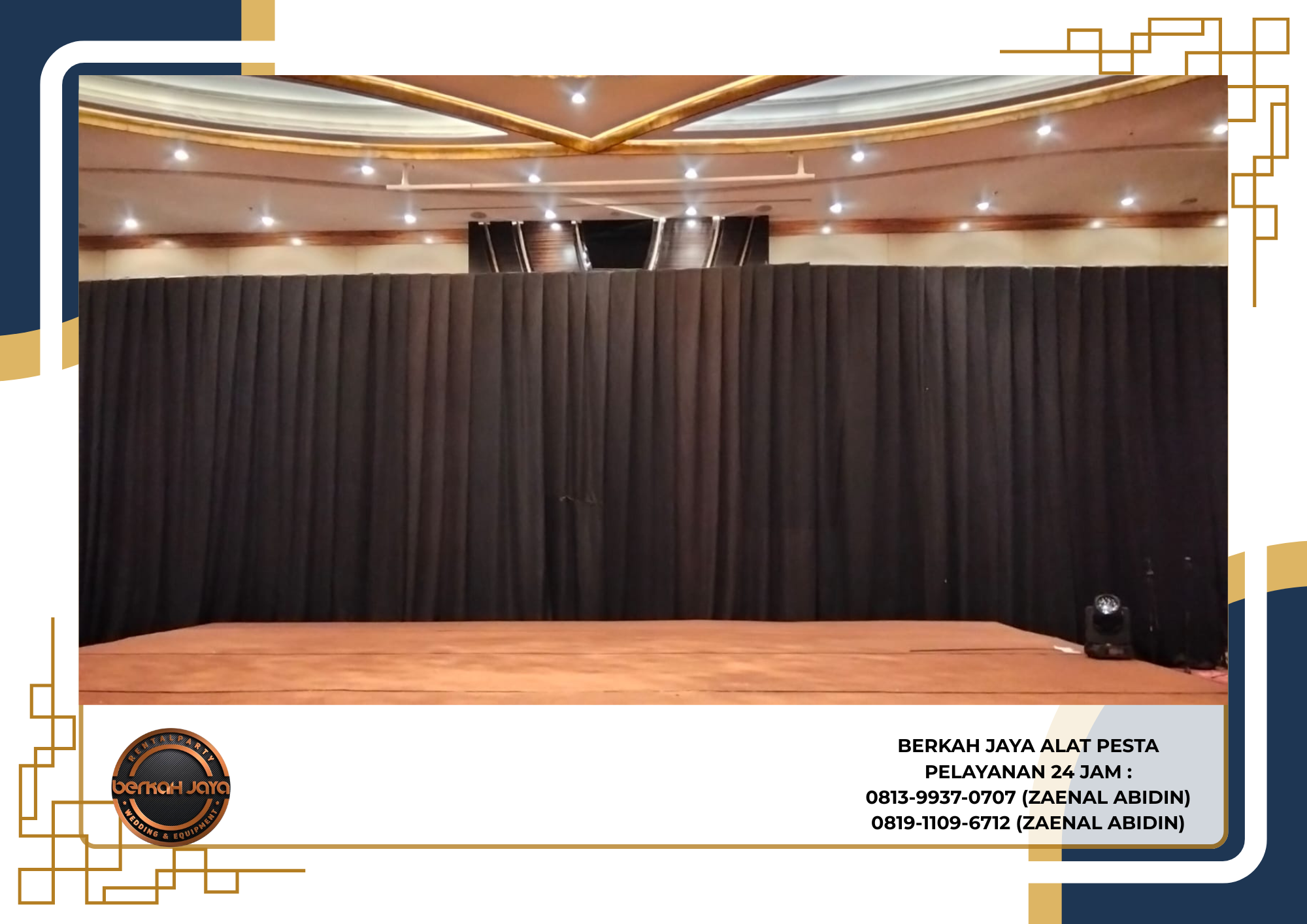 Jasa Rental Tirai Hitam Area Terdekat Jakarta