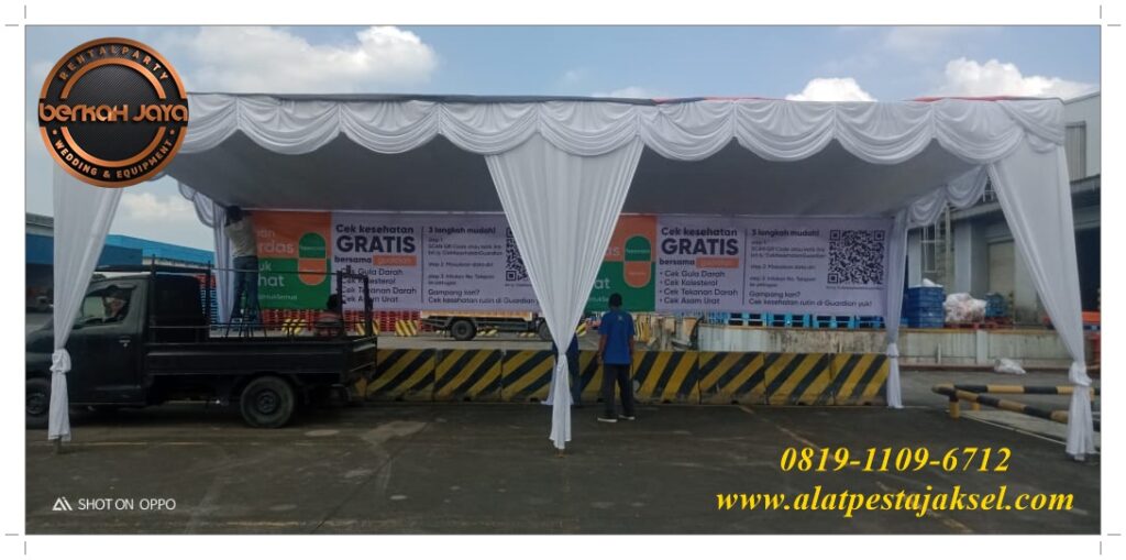 Sewa Tenda Konvensional Siap Pasang Daerah Jakarta