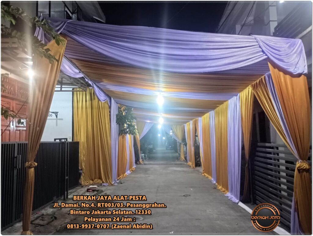Sewa Tenda Hajatan Di Jakarta Selatan Siap Setting