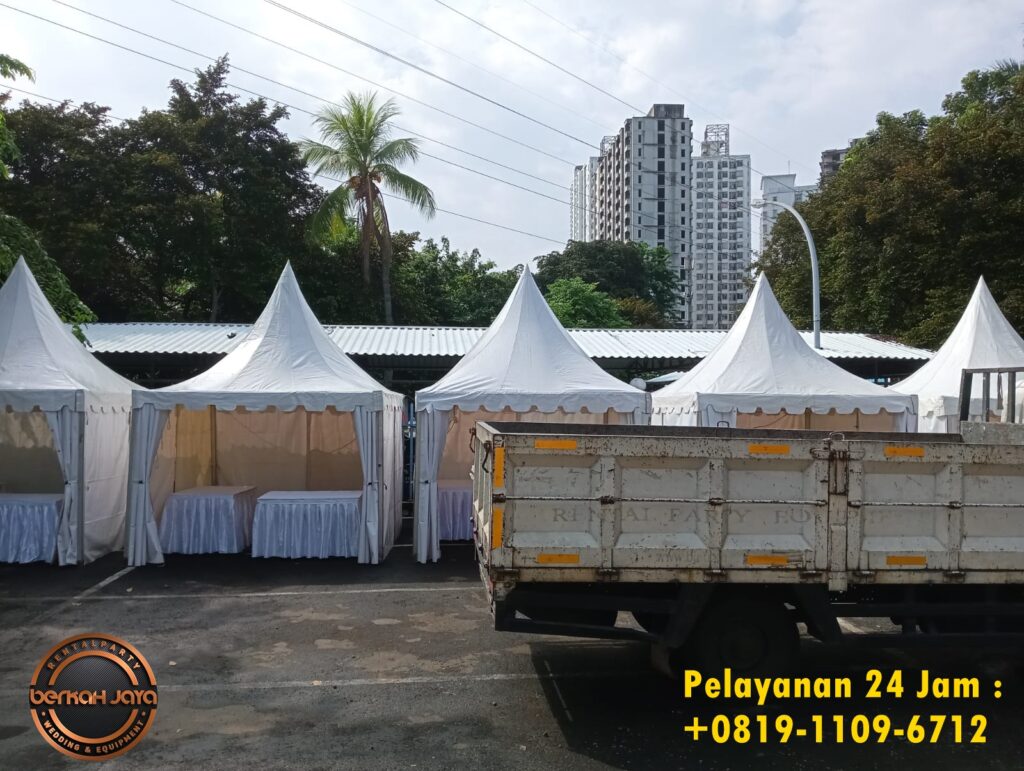 Pusat Sewa Tenda Sarnavil Berbagai Uk 5x5m Cengkareng