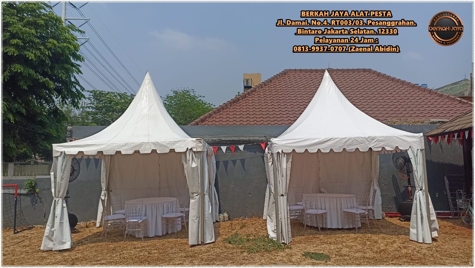 Sewa Tenda Sarnafil Kerucut Event Festival Ramadhan 2024 Jakarta Selatan