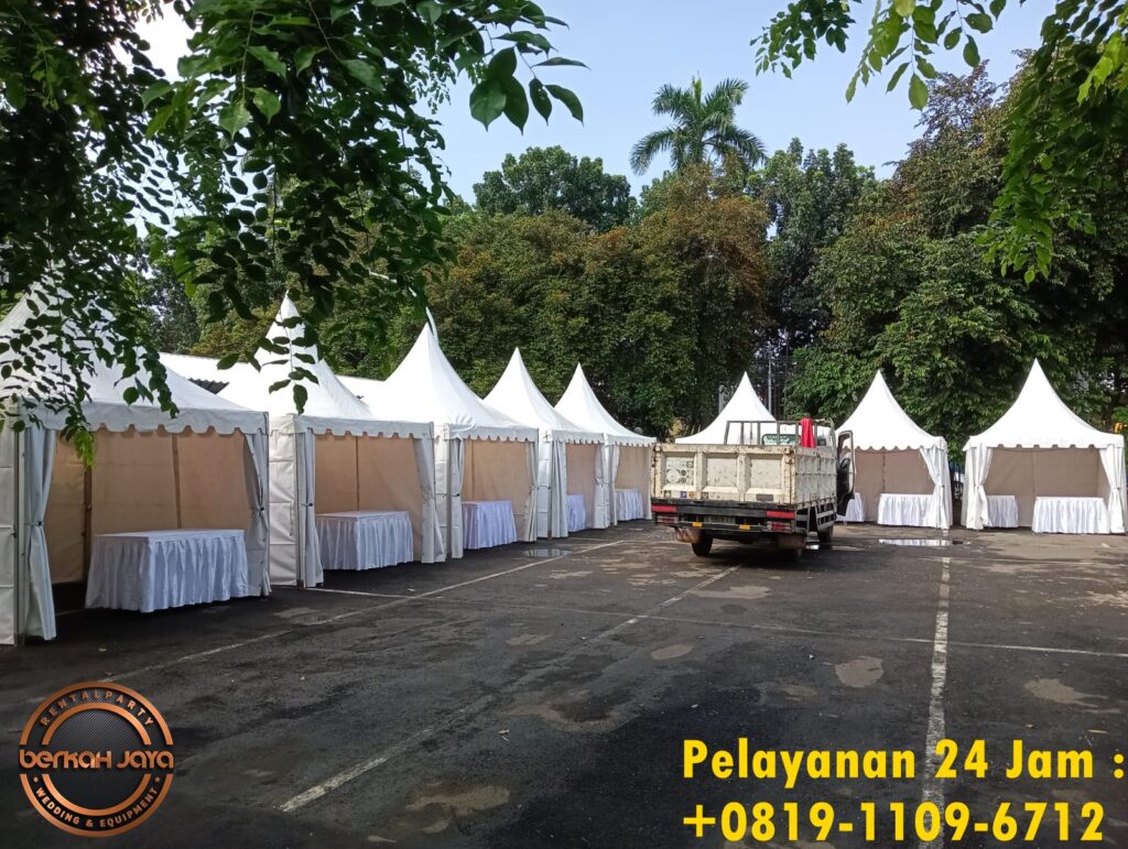 Menyewakan Tenda Sarnavil Putih Bersih Bartujaya Tangerang