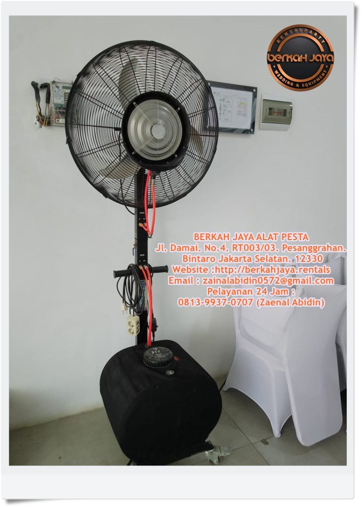 Sewa Air Cooler Bundar Dan Blower Misty Fan Area Jakarta Selatan