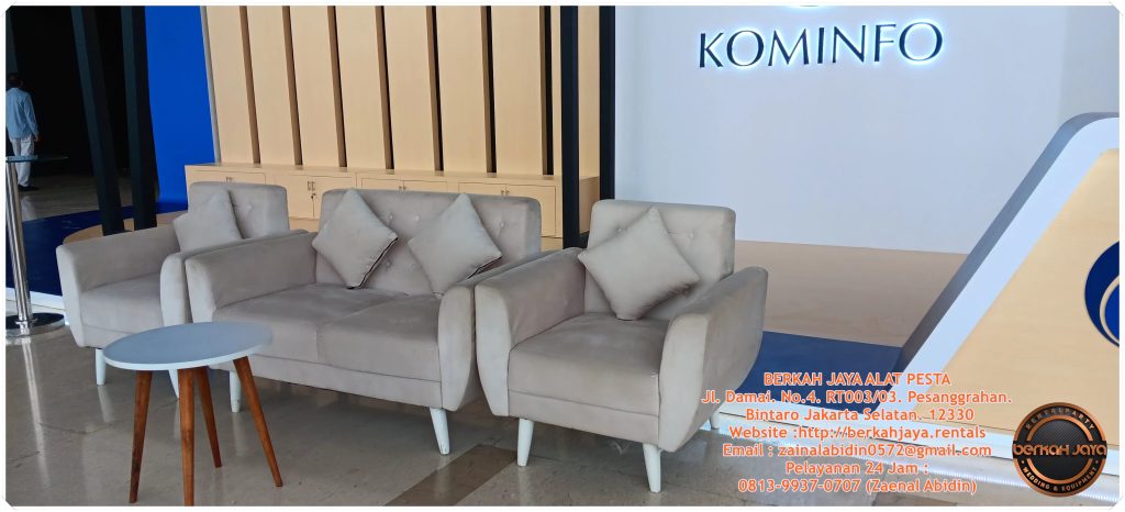 Sewa Sofa Type Scandinavian Set Meja Dirmy Area Jakarta Selatan