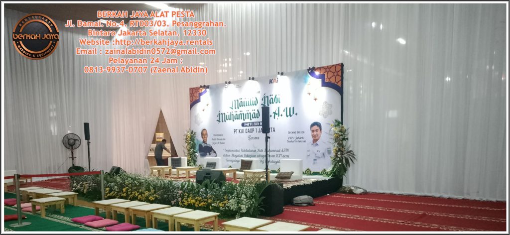 Jasa Sewa Backdrop Murah Beragam Ukuran Area Jakarta Selatan