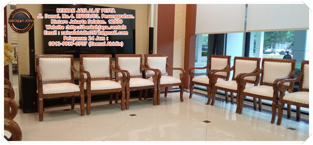 Sewa Kursi Standar Event Dan VIP Kayu Daerah Jakarta Selatan