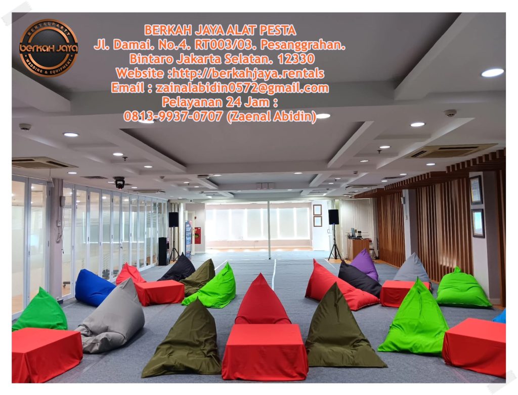 Jasa Penyewaan Bean Bag Empuk Daerah Jakarta Event Santai
