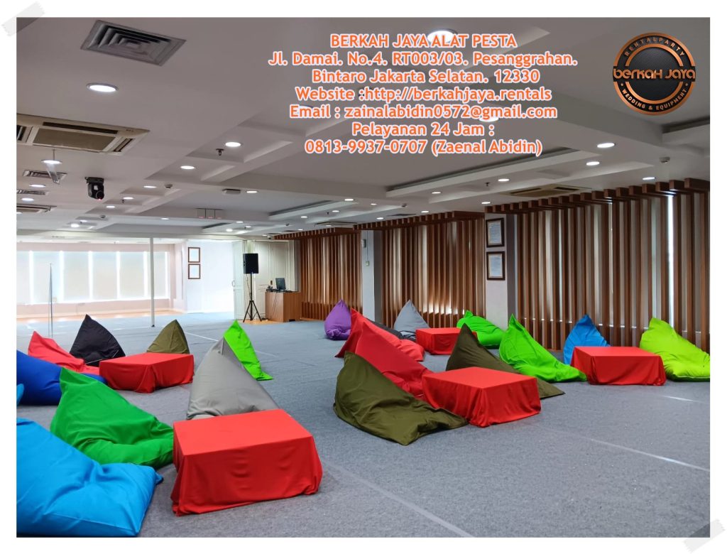Jasa Penyewaan Bean Bag Empuk Daerah Jakarta Event Santai