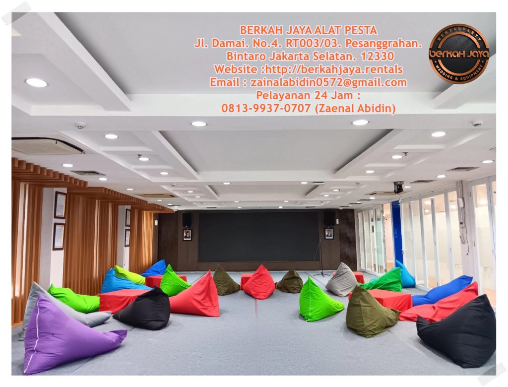 Jasa Penyewaan Bean Bag Empuk Daerah Jakarta Event Santai