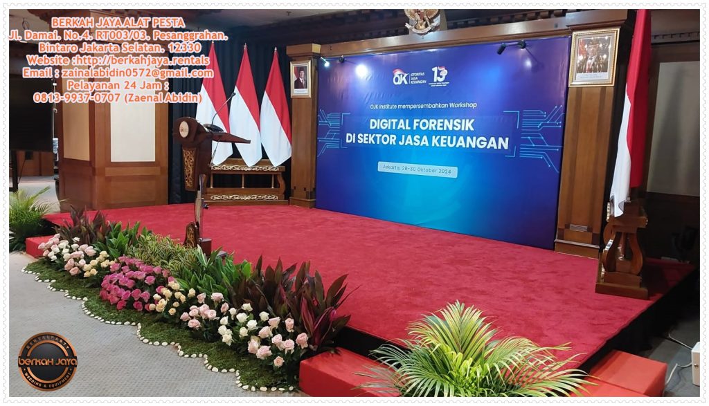 Sewa Backdrop Dan Panggung Multiplek Area Jakarta Selatan