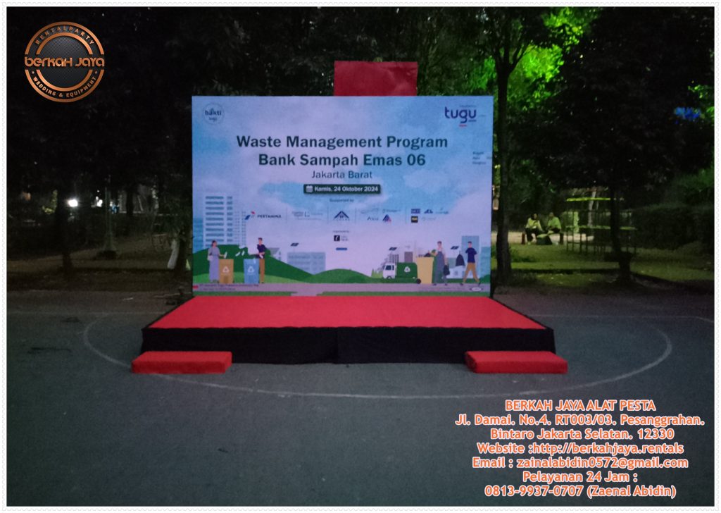 Sewa Backdrop Dan Panggung Multiplek Area Jakarta Selatan
