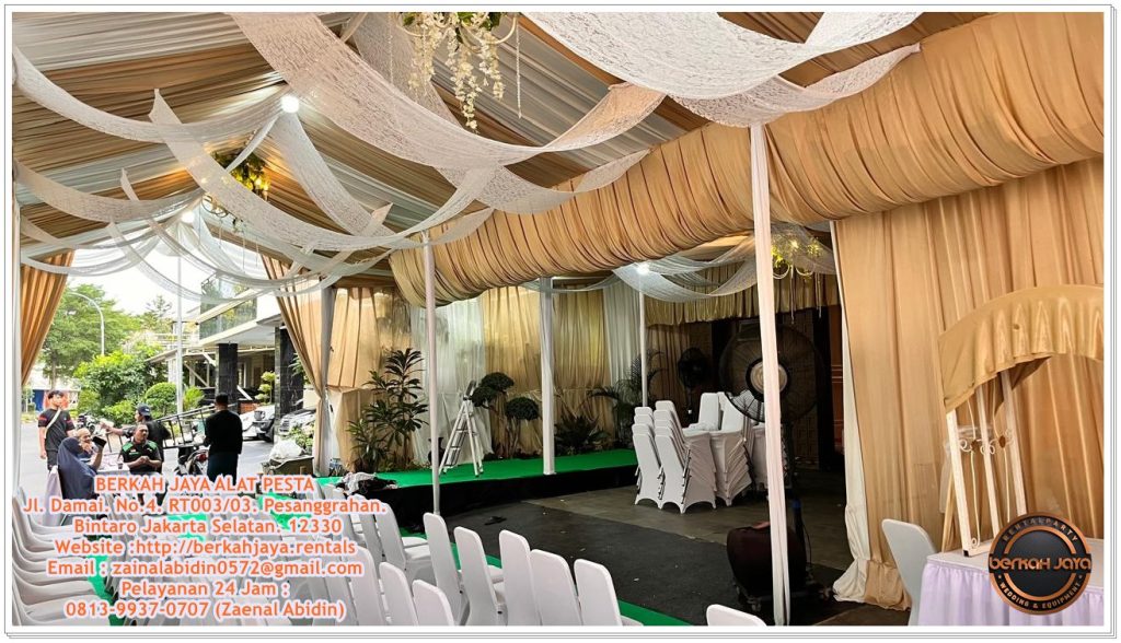 Jasa Penyewaan Tenda Pernikahan Dekorasi Model Terbaru 2025 Daerah Jakarta