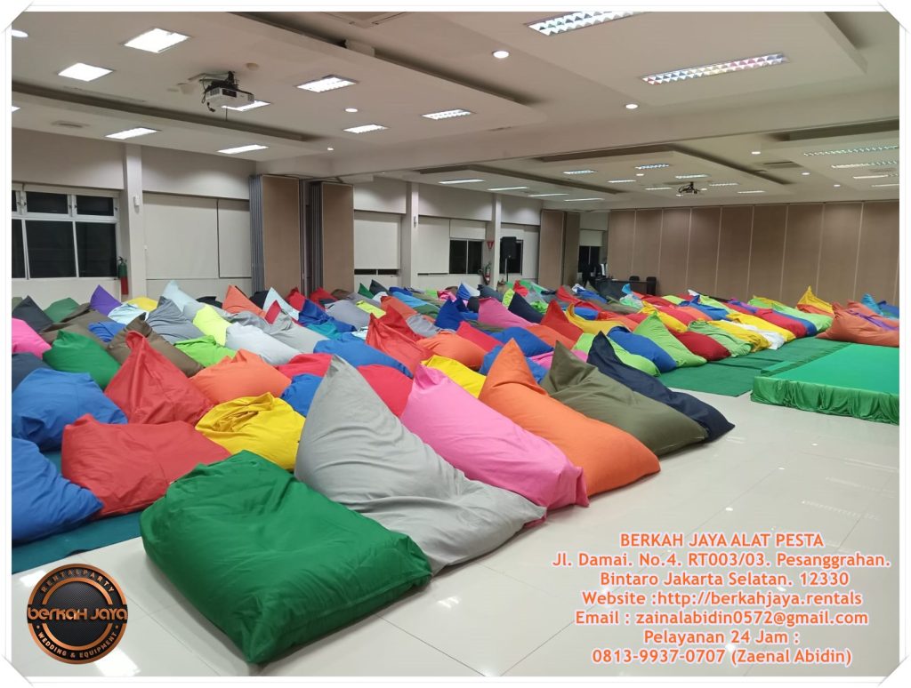 Pusat Penyewaan Bean Bag Bantalan Duduk Santai Daerah Jakarta Promo Akhir Tahun