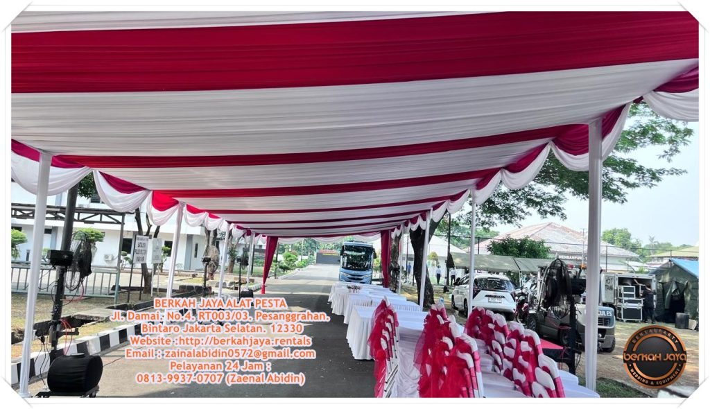 Sewa Tenda Dekor Kain Serut Area Setiabudi Jakarta Selatan