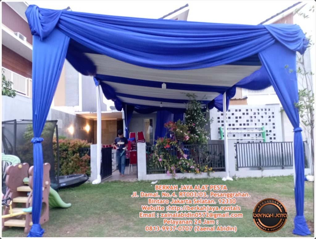 Sewa Tenda Dekor Kain Serut Area Setiabudi Jakarta Selatan