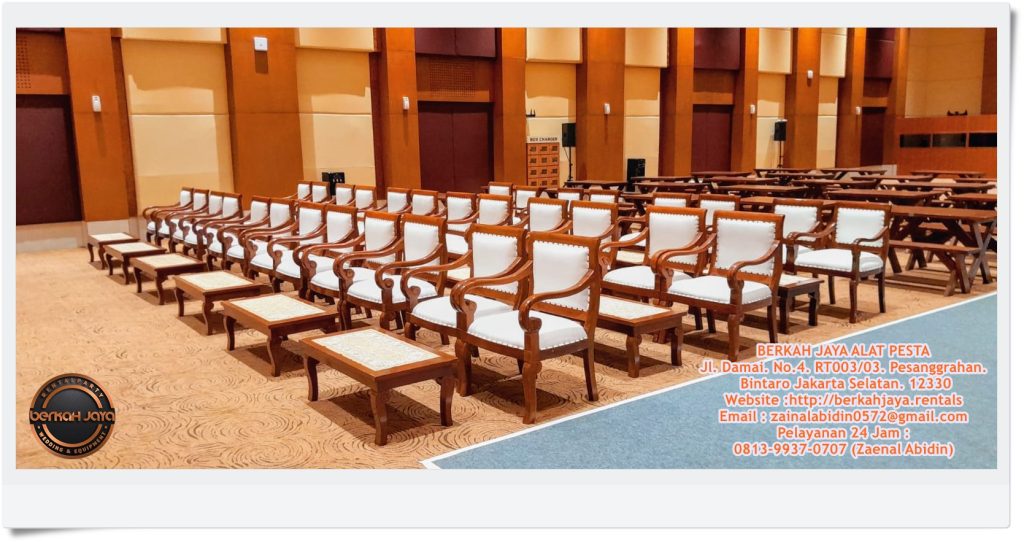 Rental Kursi VIP Kayu Area Jakarta Timur Terbaru 2025