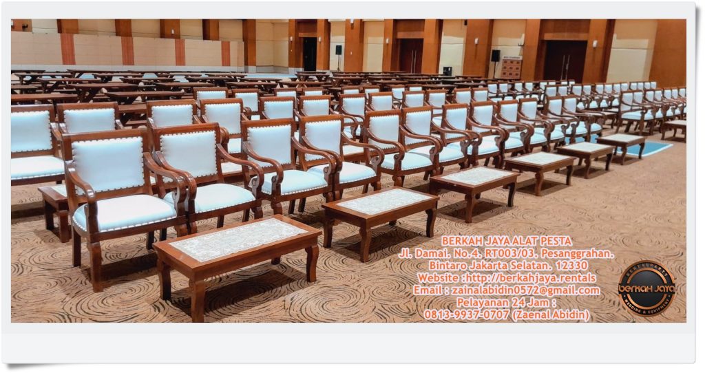 Rental Kursi VIP Kayu Area Jakarta Timur Terbaru 2025