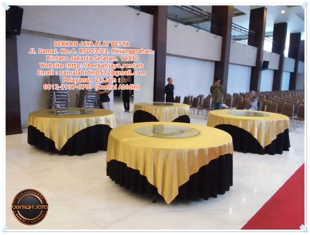 Sewa Meja Bulat Dealing Area Jakarta Pekan Raya Ramadhan 2025