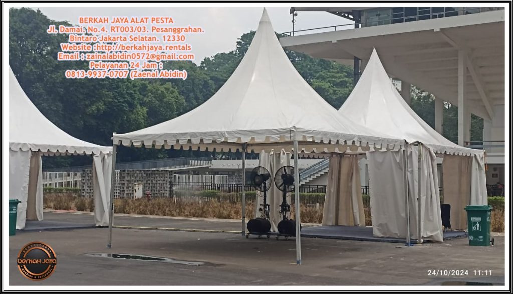 Jasa Sewa Tenda Posko Mudik Area Jabodetabek Kerangka Kokoh Siap Setting