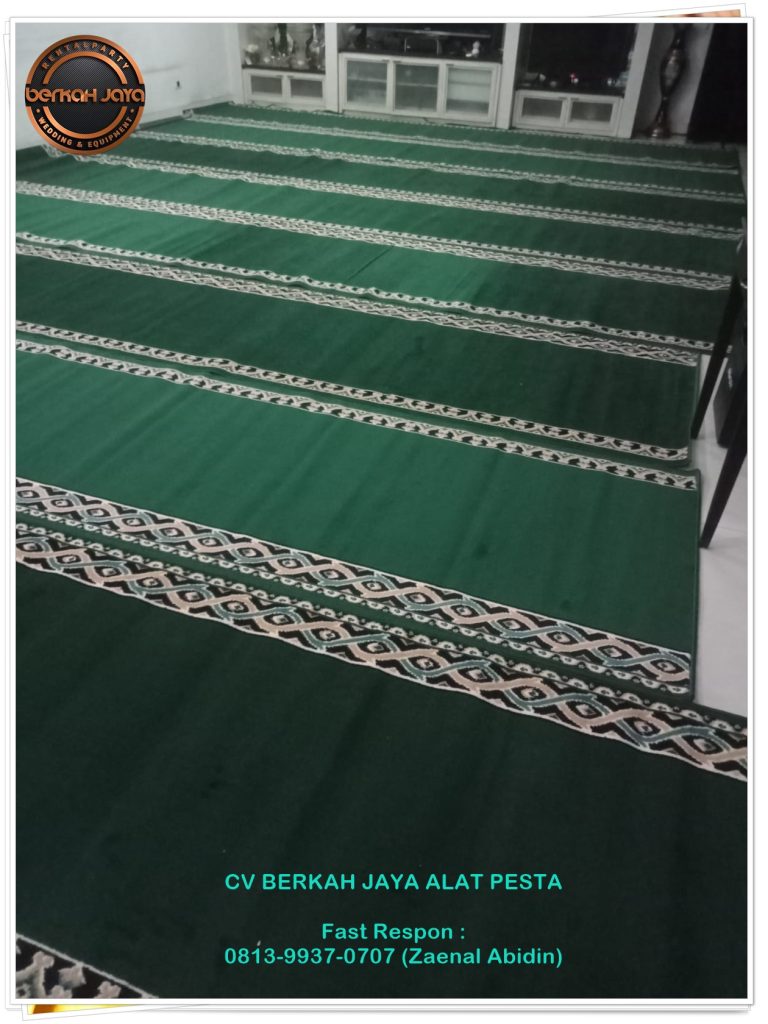 Pusat Sewa Karpet Sajadah Mushola Atau Masjid Hijau Di Jakarta