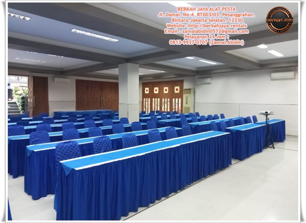 Rental Meja Type IBM Aneka Warna Dan Model Cover Di Jakarta