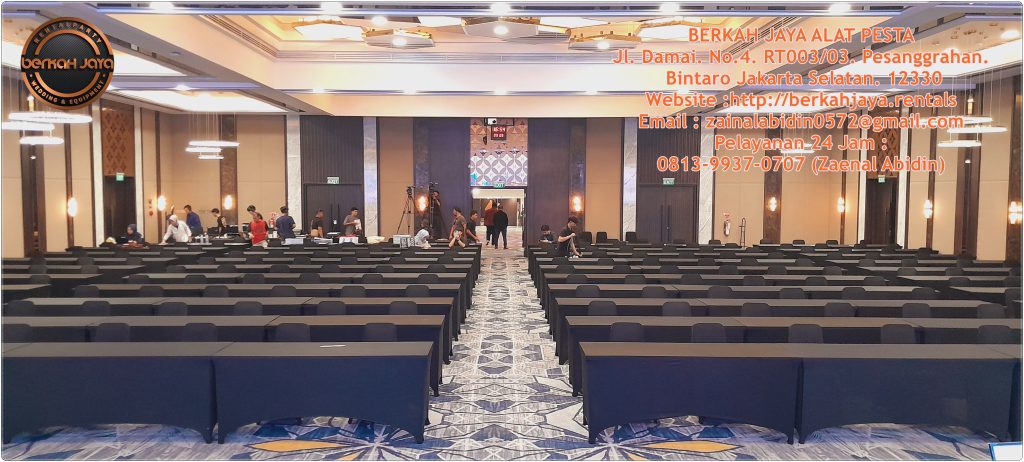 Rental Meja Type IBM Aneka Warna Dan Model Cover Di Jakarta