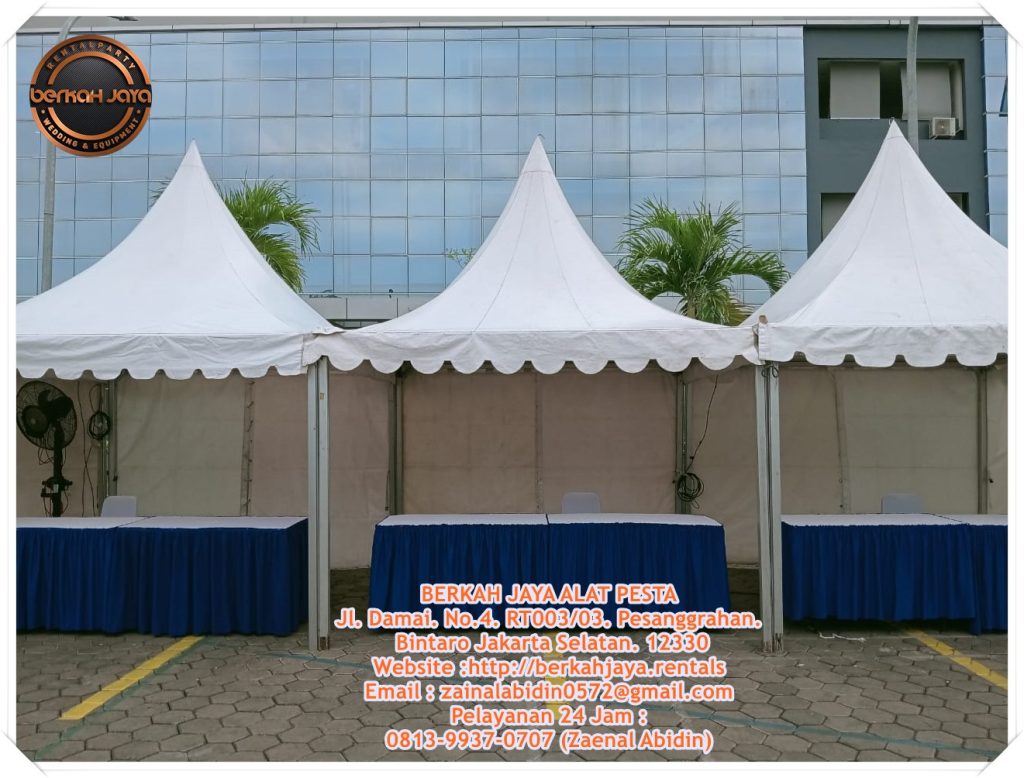 Jasa Sewa Tenda Posko Mudik Area Jabodetabek Kerangka Kokoh Siap Setting
