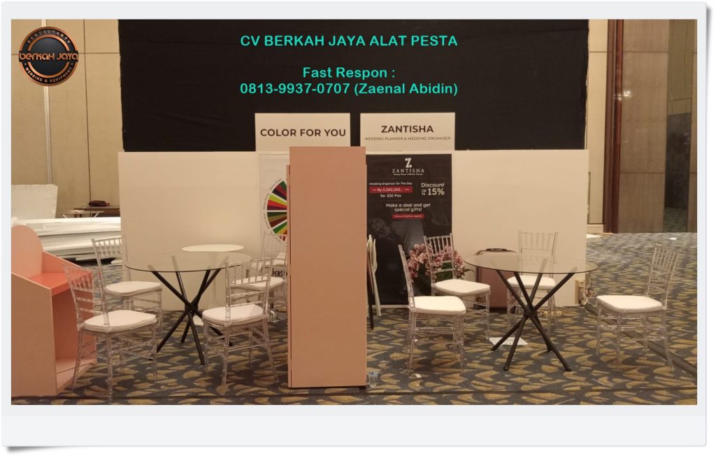 Sewa Kursi Tiffany Acrylic Di Area Jakarta Berkualitas Kokoh