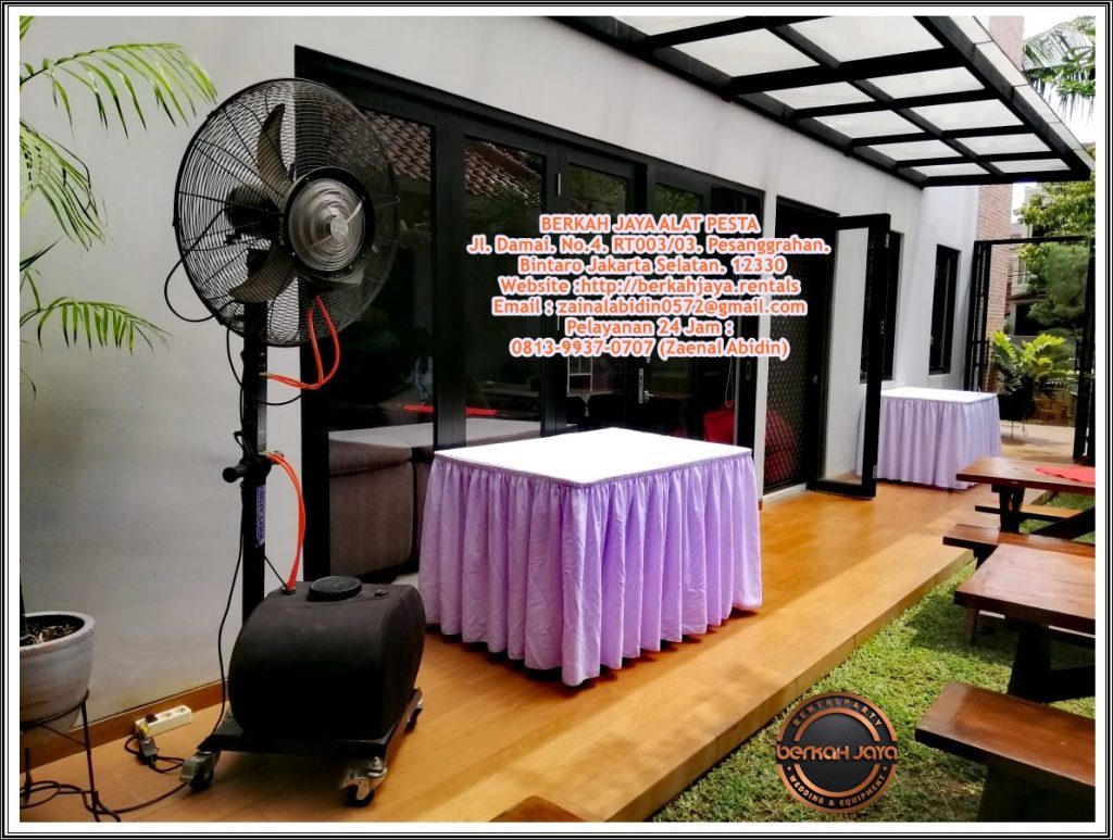 Pusat Sewa Misty Fan Uap Air Hemat Daya Di Jakarta
