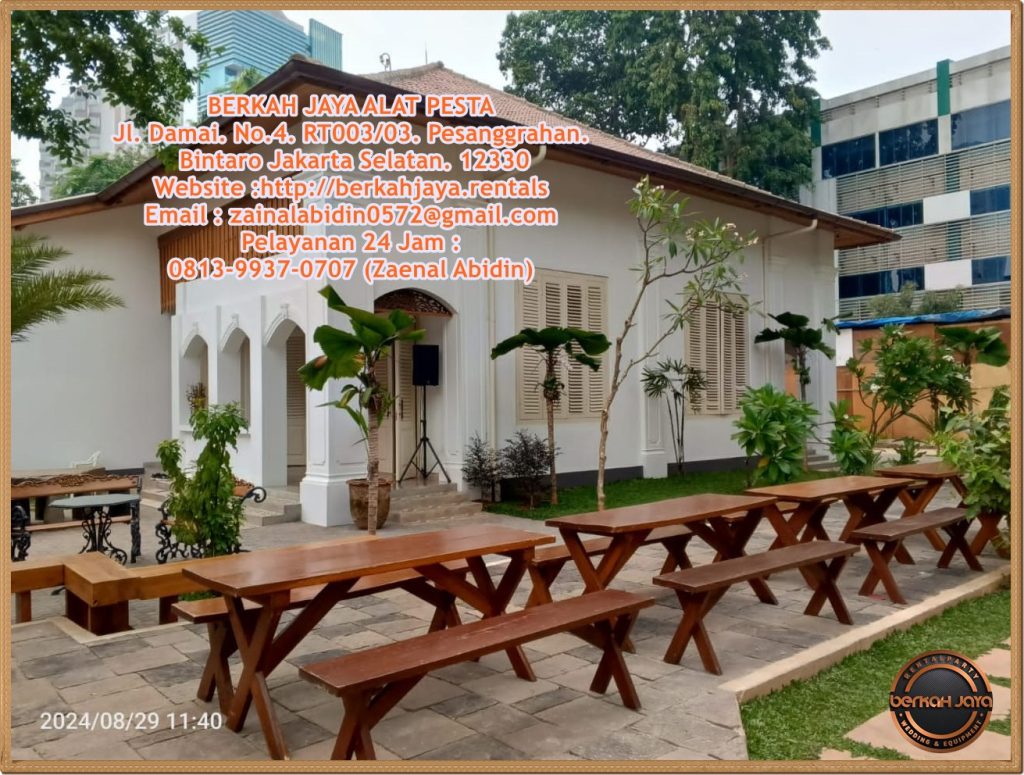 Sewa Meja Kursi Taman Kayu Di Jakarta Timur Harga Terjangkau Murah