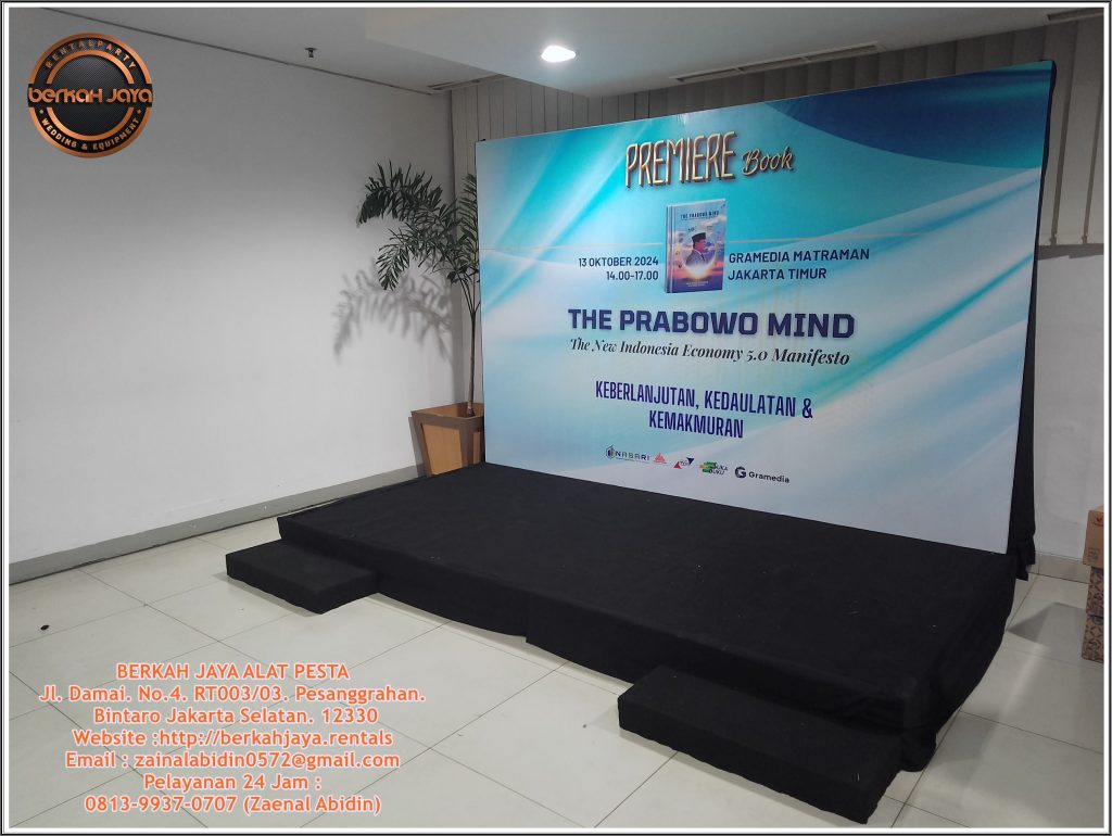 Rental Backdrop Dan Panggung Kotak Di Area Jakarta Selatan