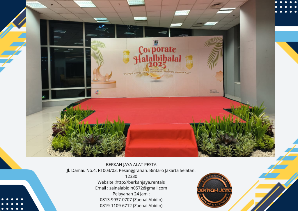 Rental Backdrop Dan Panggung Kotak Di Area Jakarta Selatan