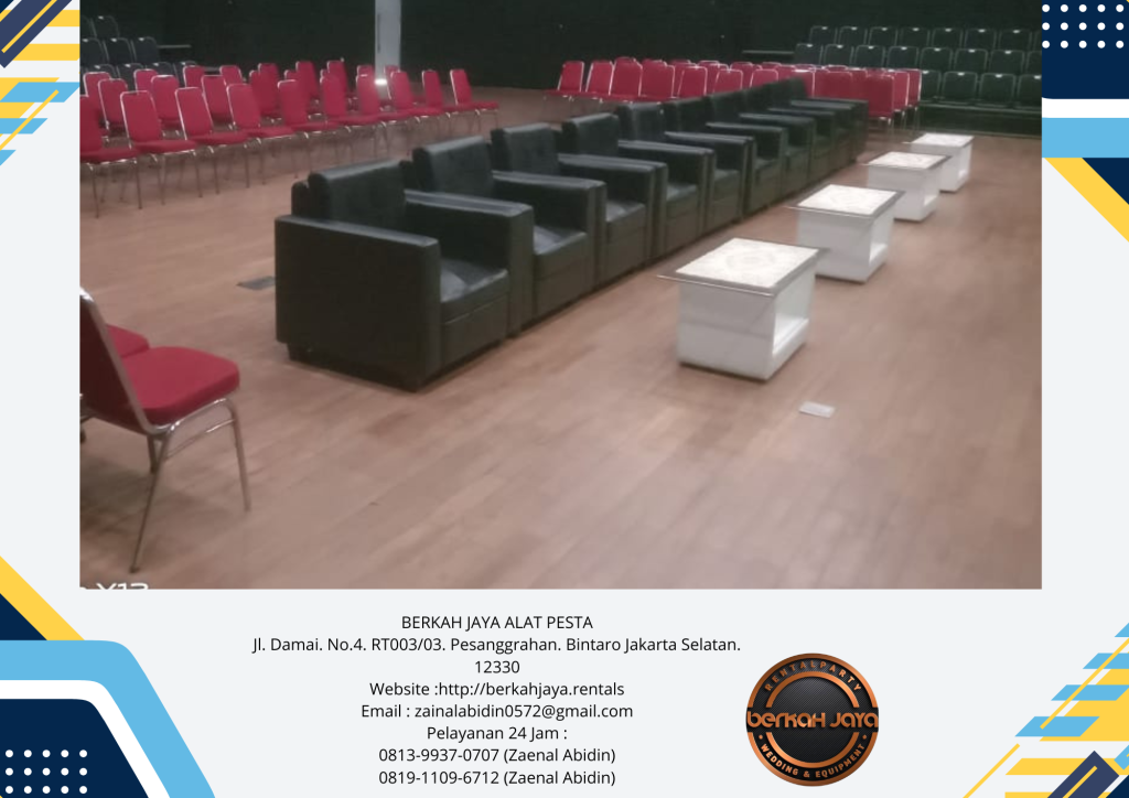 Rental Sofa Hitam Di Area Jakarta Selatan Respon Cepat