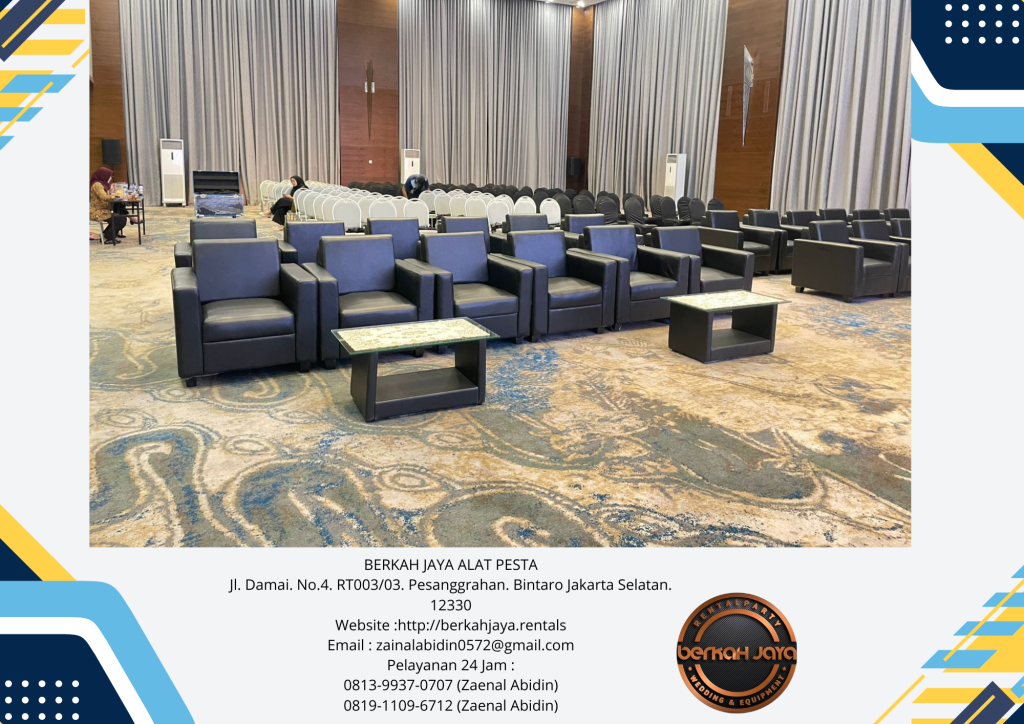 Rental Sofa Hitam Di Area Jakarta Selatan Respon Cepat