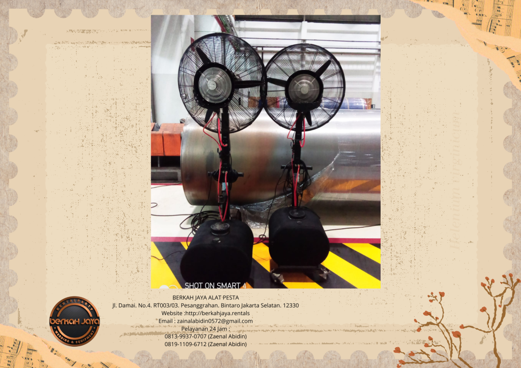 Tempat Sewa Misty Fan Blower Di Wilayah Jakarta Kualitas Premium