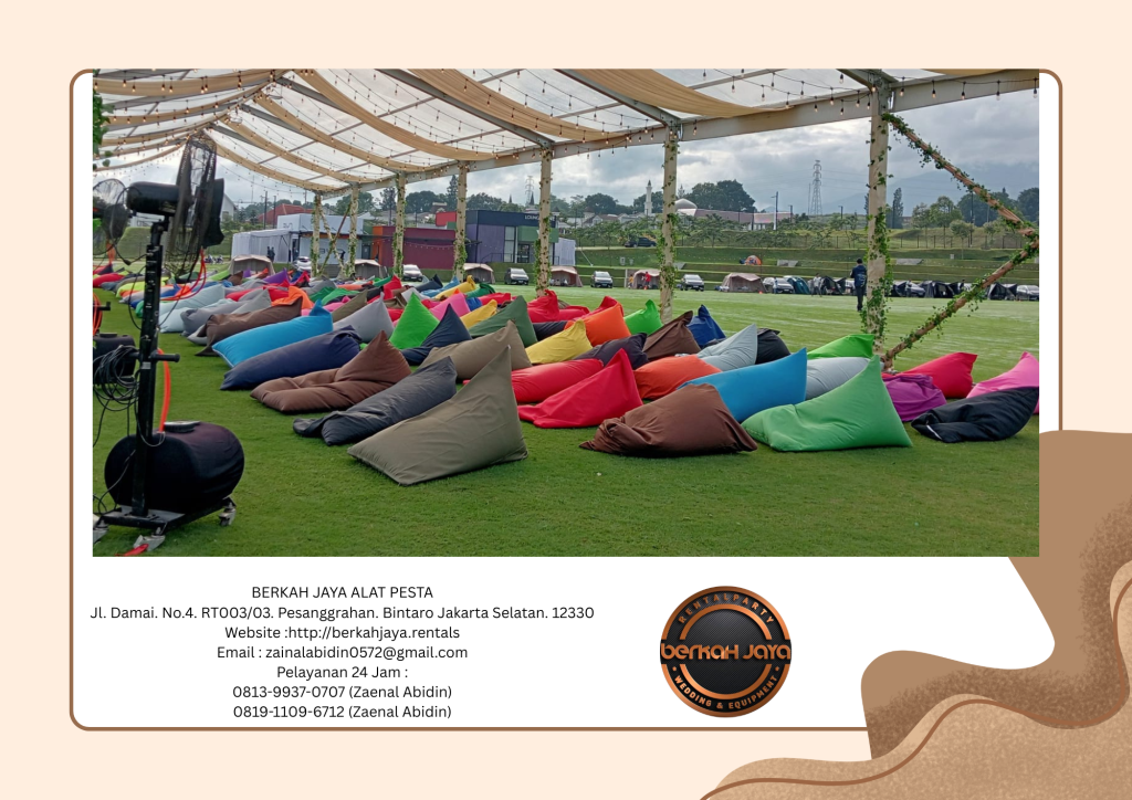Jasa Rental Bean Bag Perahu Atau Kerucut Di Area Jakarta