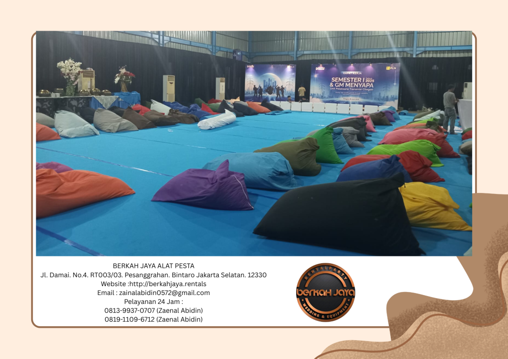 Jasa Rental Bean Bag Perahu Atau Kerucut Di Area Jakarta