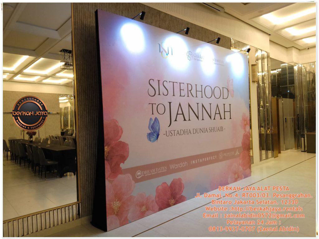 Jasa Sewa Backdrop Ukuran S M L Di Area Jakarta Selatan