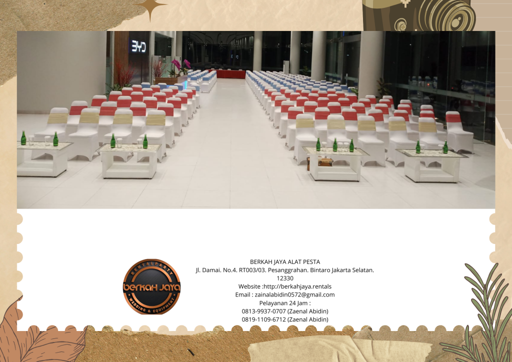 Pusat Sewa Kursi Event Futura Di Area Jakarta Pusat Kualitas Top