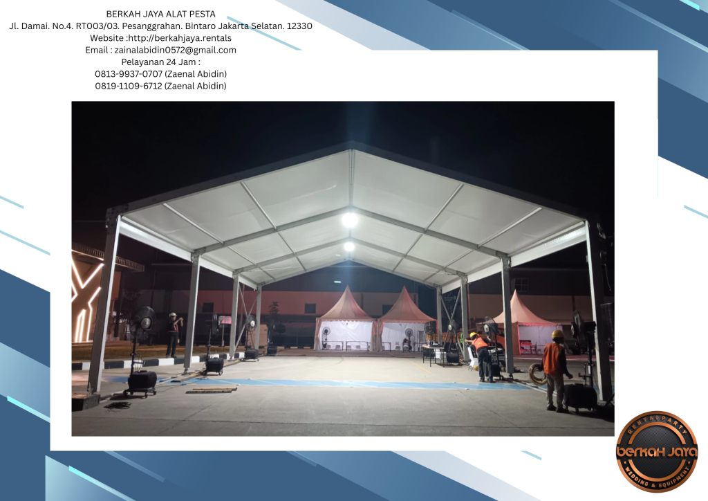 Rental Tenda Roder Konvensional Kerucut Dan Bazar Di Jakarta Selatan