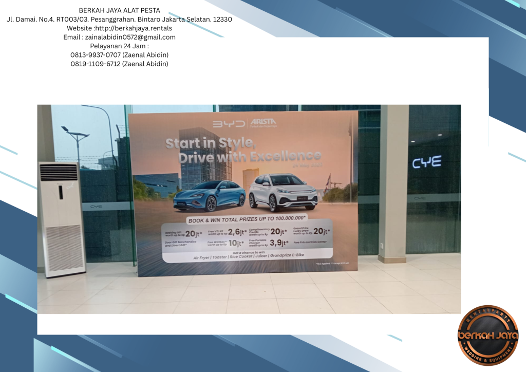 Jasa Sewa Backdrop Ukuran S M L Di Area Jakarta Selatan